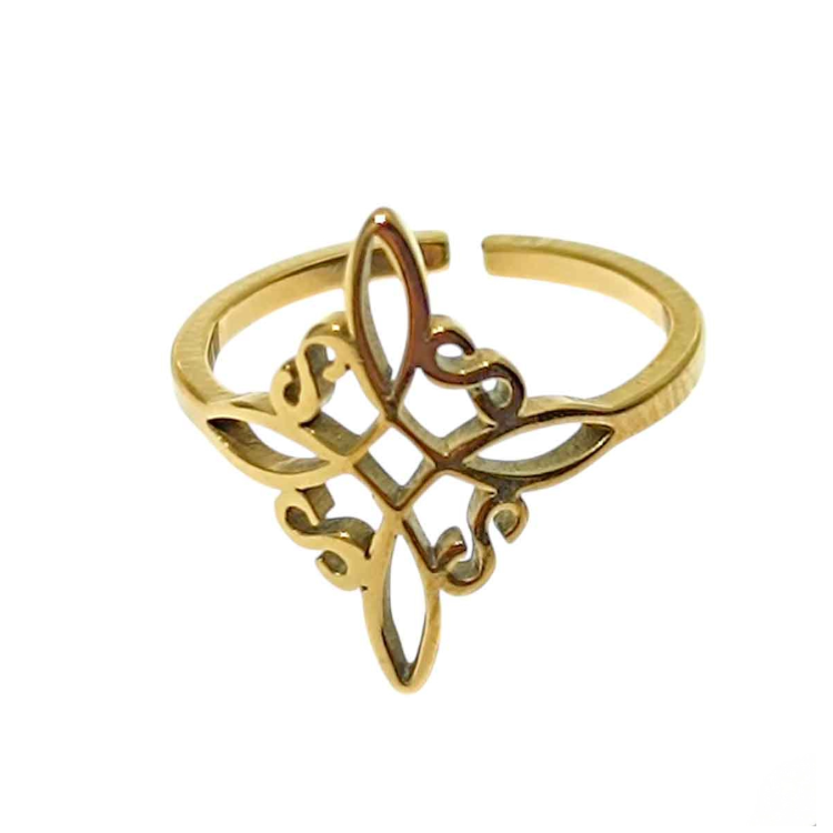 Anillo Nudo de Bruja